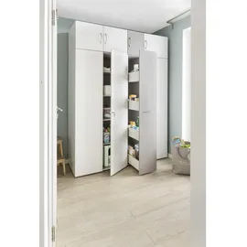 WIMEX Drehtürenschrank Multiraumkonzept 30 x 185 x 54 cm Grau
