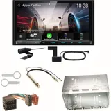 Kenwood DMX8021DABS Android Auto CarPlay Einbauset für Polo 6N2 9N Bora Ibiza 6L