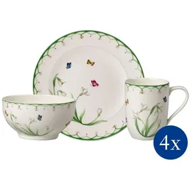 Villeroy & Boch Colourful Spring Frühstücks-Set 12-tlg. grün