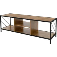 ML-Design TV-Schrank Braun Eiche-Rustikal 140x40x46 cm für Fernseher bis