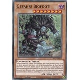 SR13-DE018 - Gefahr! Bigfoot! - Common - Deutsch - 1. Auflage - im Set mit Ultrapro Toploader - Yugioh