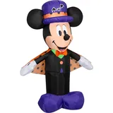 Gemmy Mickey Mouse Polka Dot Fledermaus Kostüm Halloween Airblown Aufblasbares Disney Halloween Dekor