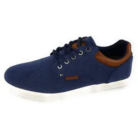 BULLBOXER Leinenschuh Herren Blau 43