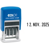 Colop Datumstempel mini-dater S120 1452000200 24mm Kunststoff blau
