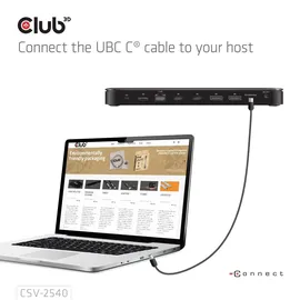 Club 3D 14-1 USB-C Quad-Display-Dockingstation