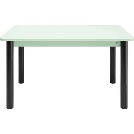 Tom Tailor Esstisch TOM TAILOR HOME "COLOR TABLE", fresh sage 08, schwarz 01, fresh sage 08, B:140cm H:76cm T:90cm, Tische, Esstisch, Esstisch, 4-Fuß, 3 Größen, 3 Dekorfarben, 4 Fußfarben, ABS-Kante