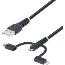 Startech USB auf Micro-USB 1,0 m Schwarz