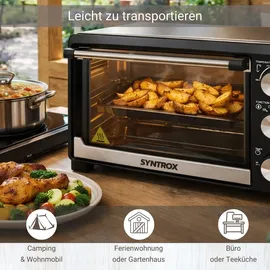 lestix international 18 Liter Mini Stand Backofen