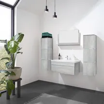 Home Deluxe Badmöbel WANGEROOGE Big XL - Grau