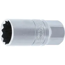 BGS Zündkerzen-Einsatz mit Haltegummi Zwölfkant 12,5 mm (1/2") SW 21 mm
