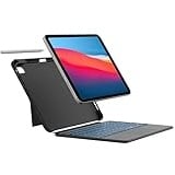 ROOFEI Multi Touch Hülle mit Tastatur für iPad 10. Generation - Abnehmbare Tastatur mit Kickstand & 7 Farbige Hinterleuchtet - QWERTZ-Layout Tastatur Hülle mit Stifthalter für 10.9'' iPad 10th Gen