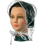 Comair Regenhaube mit Schirm weiss-transparent