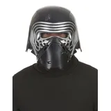 Rubie ́s Kostüm Kylo Ren Maske Star Wars Helm schwarz-silber schwarz