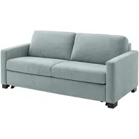 Home affaire Schlafsofa Vionelle, 2-Sitzer mit Kaltschaummatratze nach Wahl, Breite 166 cm, Dauerschläfer mit wahlweise Standard- oder Premium-Matratze blau
