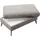 sit&more Stauraumhocker Morris Jubi 103 x 44 x 69 cm Polyester Grau/Taupe