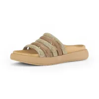 Gabor Damen Pantoletten, Frauen Slipper,Best Fitting,Sandalen,Freizeitschuhe,Schlupfschuhe,schluepfschuhe,Slides,Mules,Gold Kombi,36 EU 3.5 UK - 36 EU