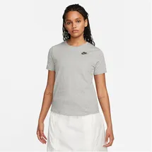 Nike Sportswear Club Essentials T-Shirt Damen 063 - dk grey heather L