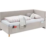 Meise Möbel Polsterbett Cool 120 x 200 cm nata inkl. Rückenelement ohne Lattenrost