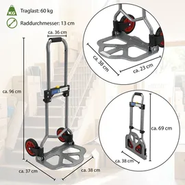 Trutzholm Sackkarre klappbar höhenverstellbar 60 kg