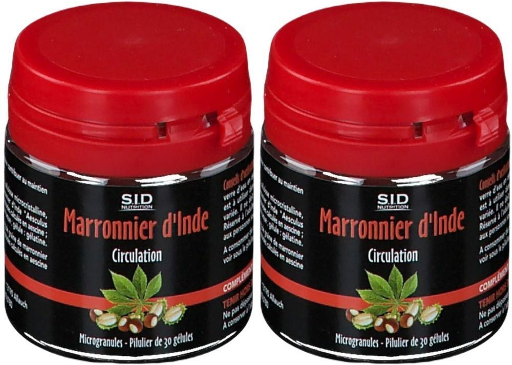 SID Nutrition Marronier d'Inde 2x30 pc(s) capsule(s)