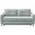 Home Affaire Schlafcouch Polyester 2-Sitzer Blau