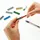 Magnetoplan Ferrocard-Etiketten 80 x 15 mm Gelb