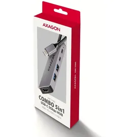 AXAGON HMC-5H60 | USB-C 5Gbps, 5in1 Hub, 2x USB-A, 1x USB-C, (HMC-5H60)
