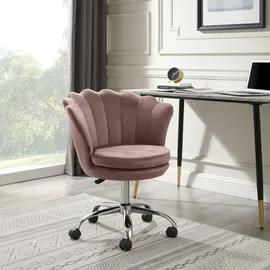 OTTO home Helleu Veloursstoff Rosa