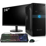 Komplett PC Set Business & Multimedia PC i9-11900K 8X 5.3 GHz, 16 GB DDR4 RAM, 1 TB M.2 SSD, Win 11 Pro inkl. 24" Monitor + Tastatur und Maus Bundle