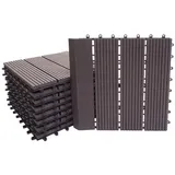 MCW WPC Bodenfliese Sarthe anthrazit 30 x 30 cm 11 St.