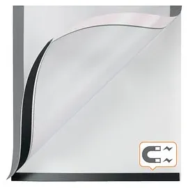 NOBO Magnetrahmen selbstklebend silber A4, 2 St.