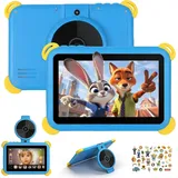 Kinder Tablet 7 Zoll Android 15, 20GB RAM 64GB ROM (1TB Erweiterbar), Penta-Core