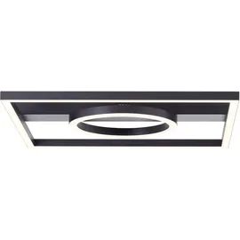 Brilliant Maureen 1 LED-Deckenleuchte 40x40 cm schwarz