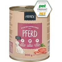 Primox Fleischmecker Hunde-Nassfutter Pferd 6 x 800 g