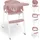 BabyGO Levels Hochstuhl inkl. Essbrett rose/white