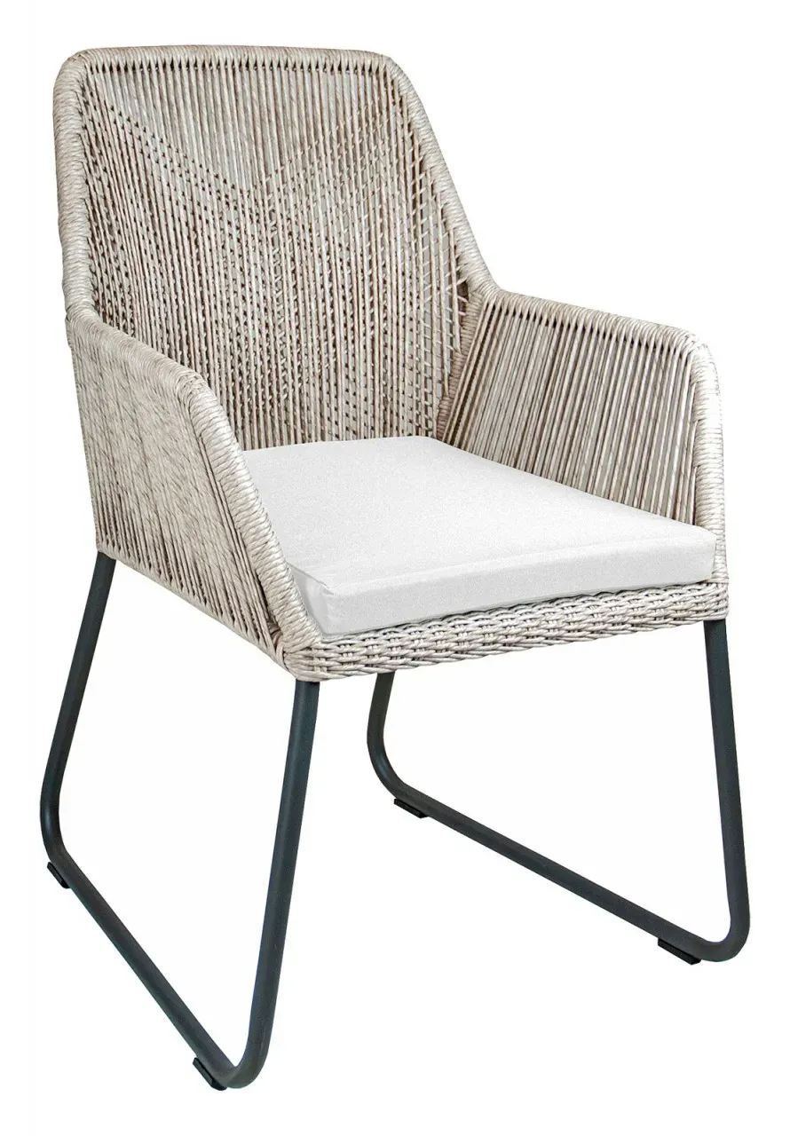 Geflechtsessel Allanis - twisted beige