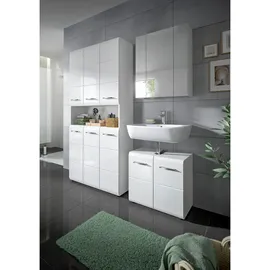 xonox.home Hochschrank Ice 90 x 185 x 30 cm Weiß