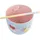 Grupo Erik Ramen Bowl Schüssel BT21 Keramik Schale 12,5 x 9,4 cm 1400 ml mit Stäbchen zum Essen - Ofizieller BT21 Fanartikel