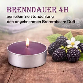 HS Candle Teelichter 36 St. Brombeere
