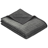 IBENA Fano Kuscheldecke 100 x 150 cm anthrazit