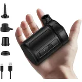 SUPPOU Elektrische Luftpumpe,6000 mAh Luftpumpe Elektrisch,Akku Luftpumpe, Verbesserte Metallflügel 2026,4 Aufsätze,für Campingausrüstung,Pool-Schwimmtiere,Luftbetten, Planschbecken Pool