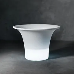 Design Beleuchteter Blumentopf Cone Indoor – Outdoor Serralunga