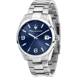 Maserati Herrenuhr Edelstahl, Edelstahl silber Herren