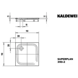 Kaldewei SUPERPLAN CLASSIC 390-2