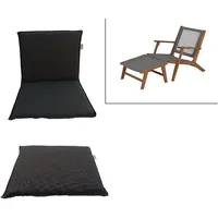 ACAMP Sitzauflage Bangkok Anthrazit für Relaxstuhl Bangkok Deckchair