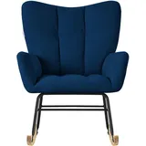ML-Design Schaukelstuhl Sessel Schaukelsessel Relaxsessel Wohnzimmersessel Polstersessel