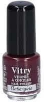 Vitry Mini vernis aubergine Vernis À Ongles New 4 ml