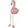 Boltze Dekofigur Flamingo - rosa/pink ¦ Steingut ¦ Maße (cm): B: 12 H: 14,5 T: 8.5