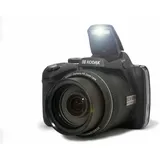 Kodak Pixpro AZ528 Bridgekamera + Bedienungsanleitung + Netzteil + Trageriemen + USB-Kabel + Akku + Schnellstartanleitung