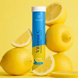 Vitafy Vitamin C Zitrone Brausetabletten 20 St.